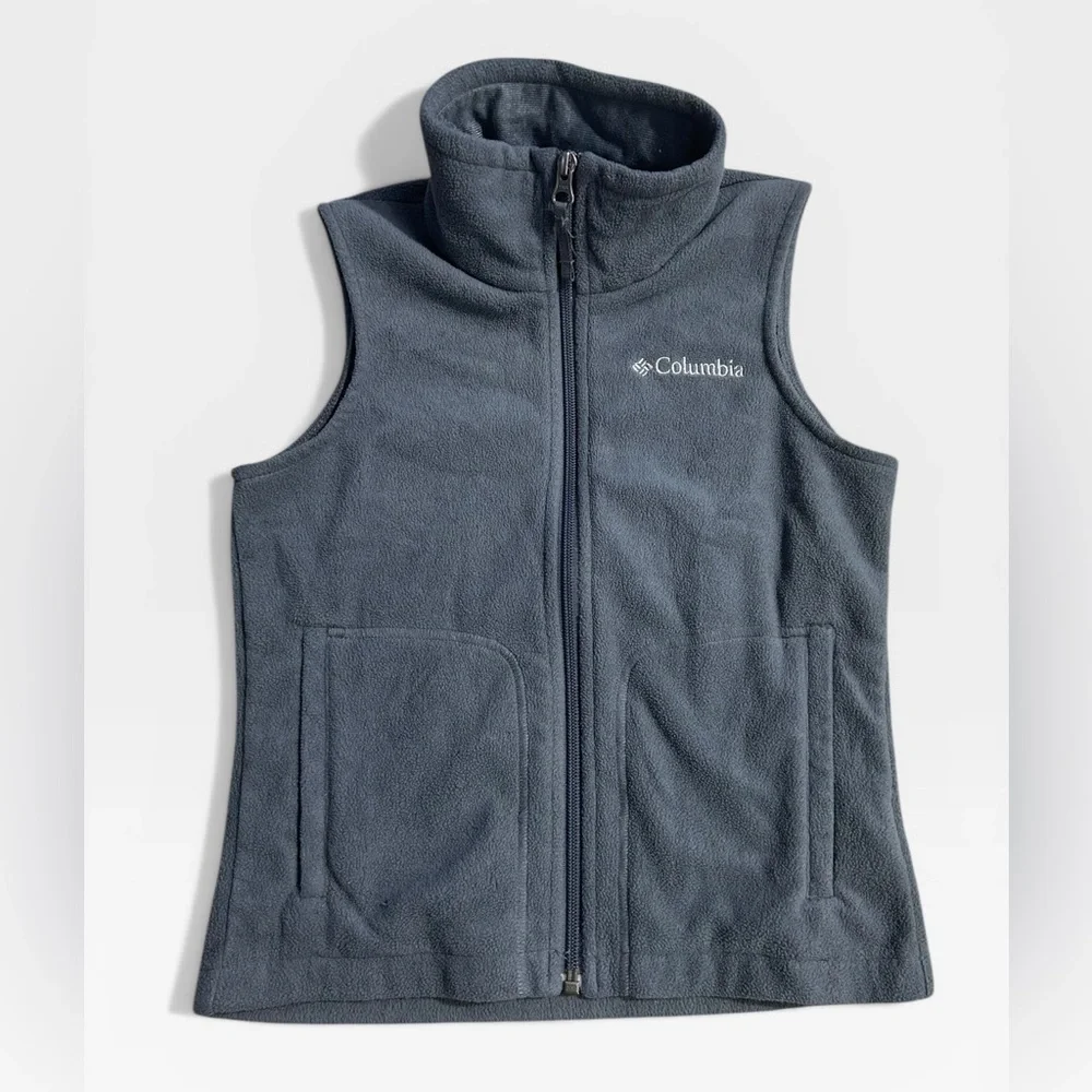 5 for $25🔥Columbia Zip Front Fleece Vest Boys‎ XS (6/6X)